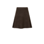 Gisa Knit Skirt - Dark Brown