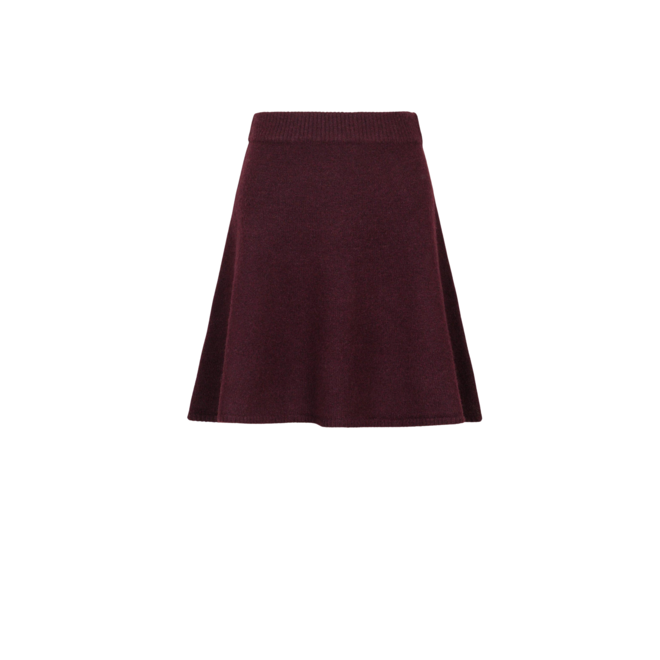 Gisa Knit Skirt - Wine