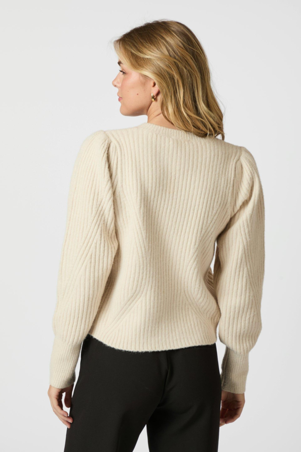 Puli Knit Cardigan - Ivory