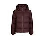 Fox Puffer Jacket - Wine
