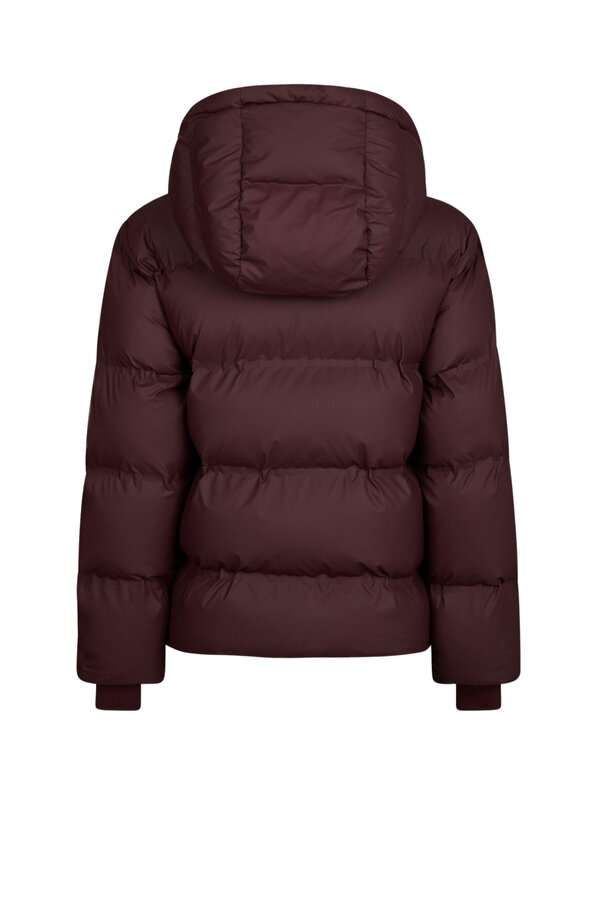 Fox Puffer Jacket - Wine