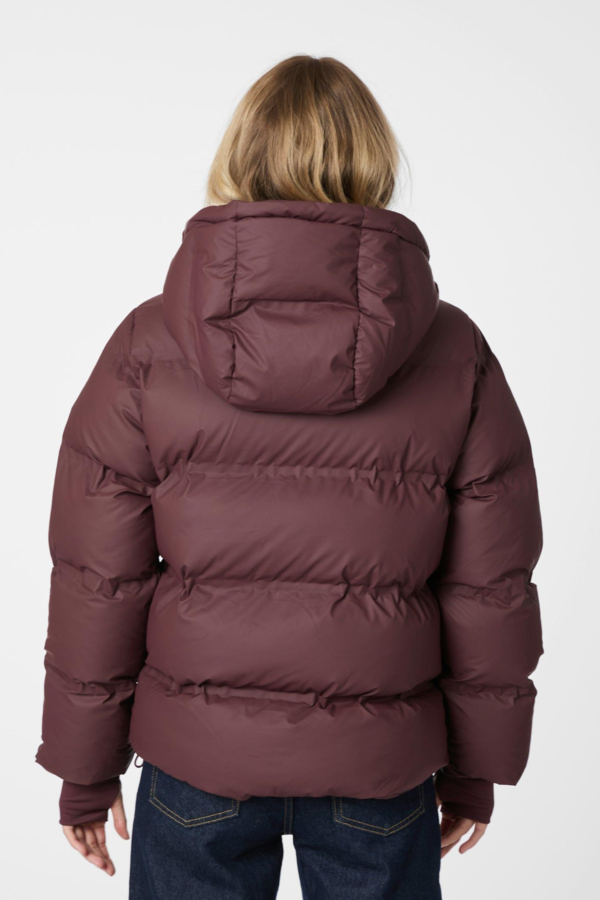 Fox Puffer Jacket - Wine