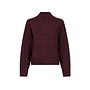 Paulina Knit Blouse - Wine