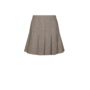 Laurina Herringbone Skirt - Dusty Brown