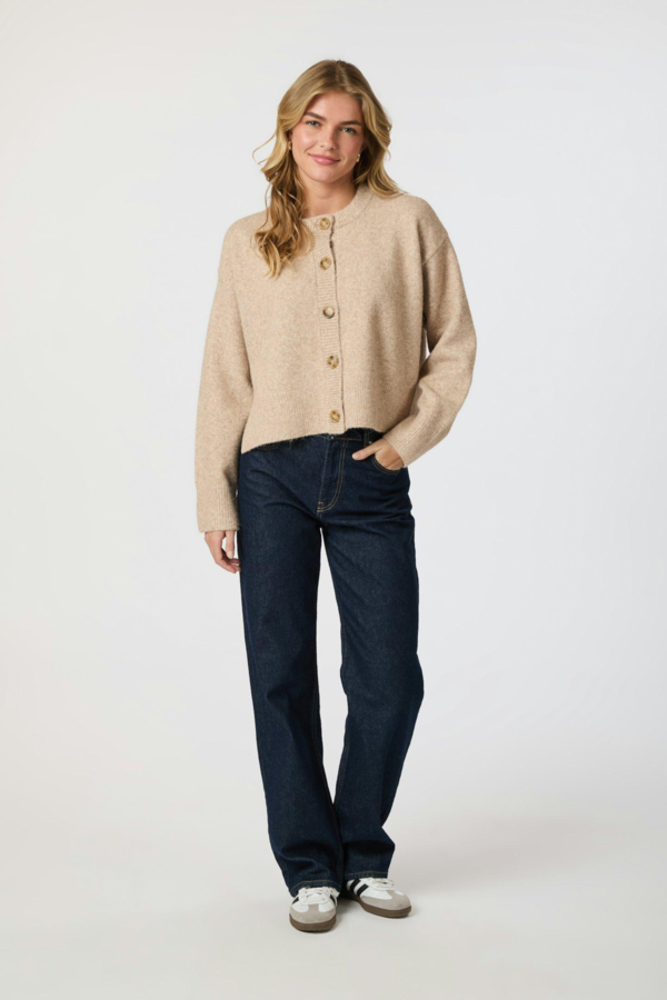 Muki Knit Cardigan - Sand Melange