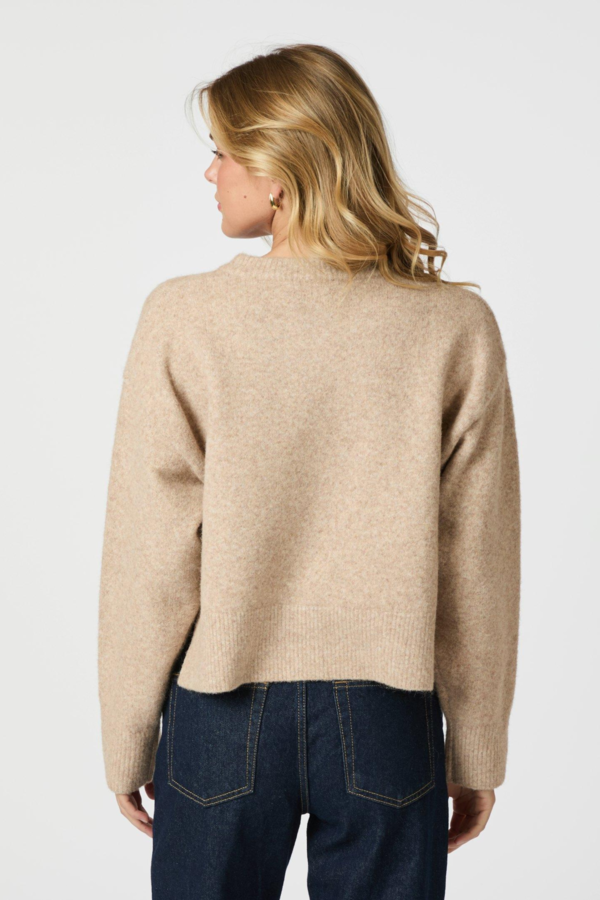 Muki Knit Cardigan - Sand Melange