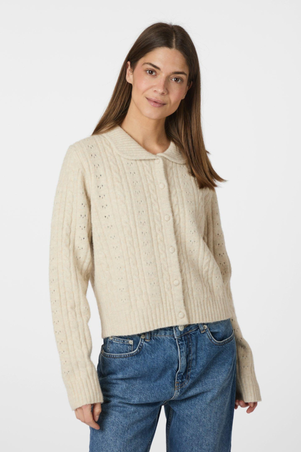 Emelie Knit Cardigan - Ivory