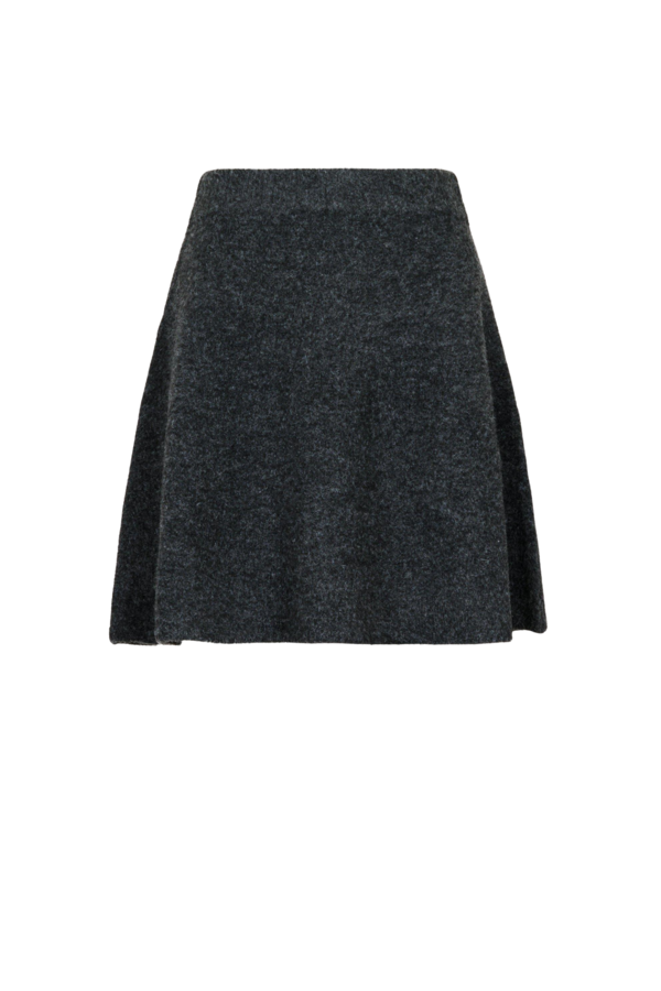 Gisa Knit Skirt - Antracit