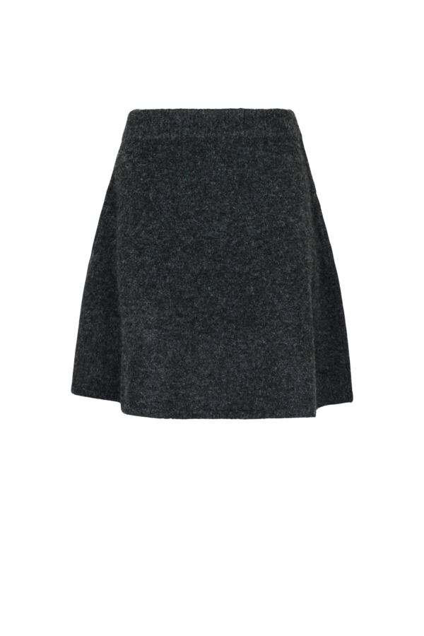 Gisa Knit Skirt - Antracit