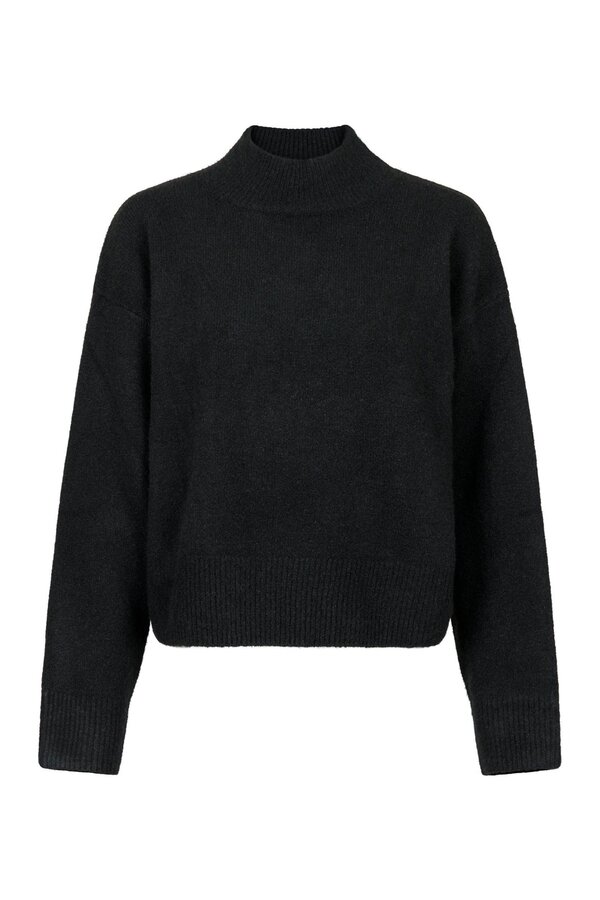 Paulina Knit Blouse - Black