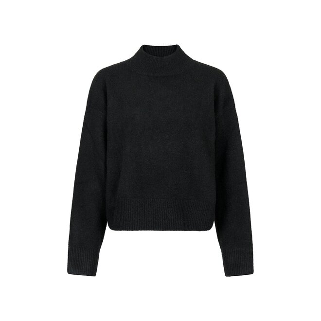 Paulina Knit Blouse - Black