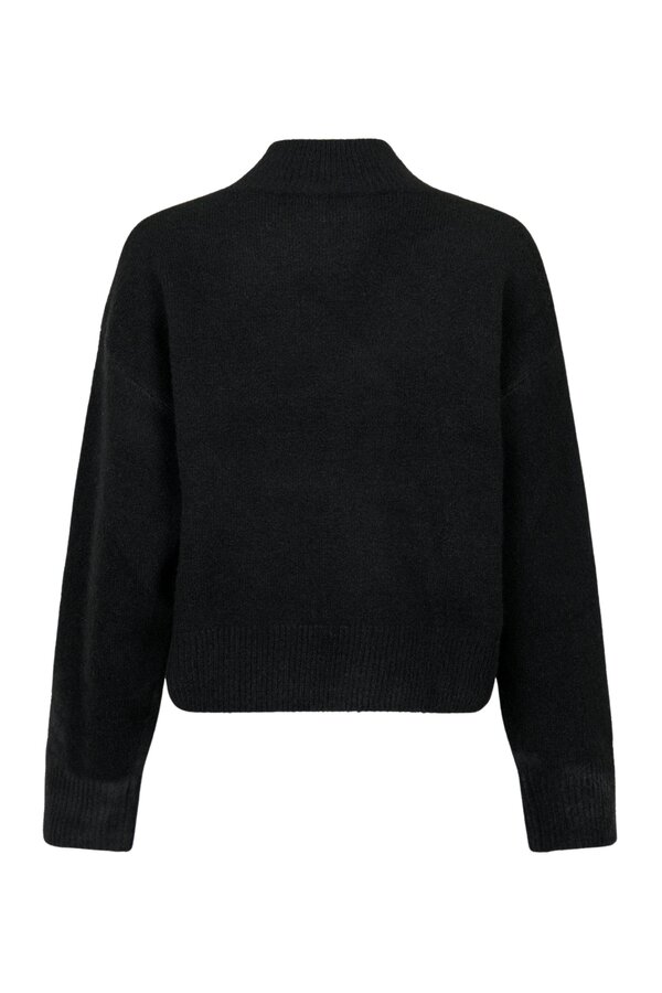 Paulina Knit Blouse - Black