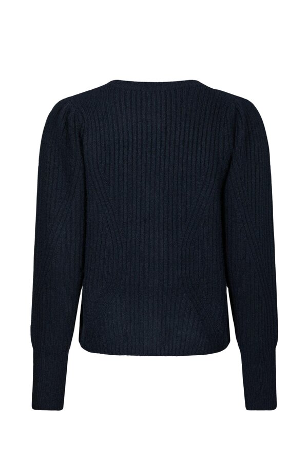 Puli Knit Cardigan - Navy