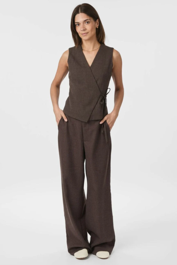Emmett Pants - Brown Melange