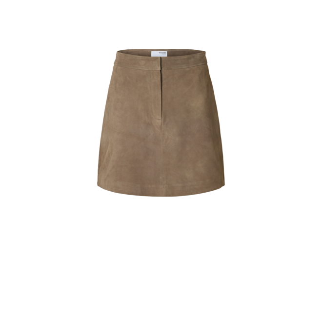 Kaya Suede Skirt - Fungi