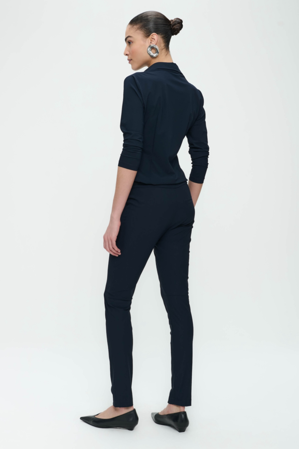 Betty Easy Wear Technical Jersey Blouse - Blue