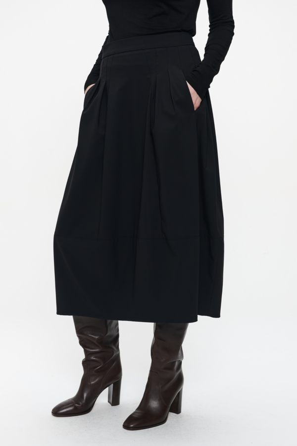 Heide Skirt Technical Jersey - Black