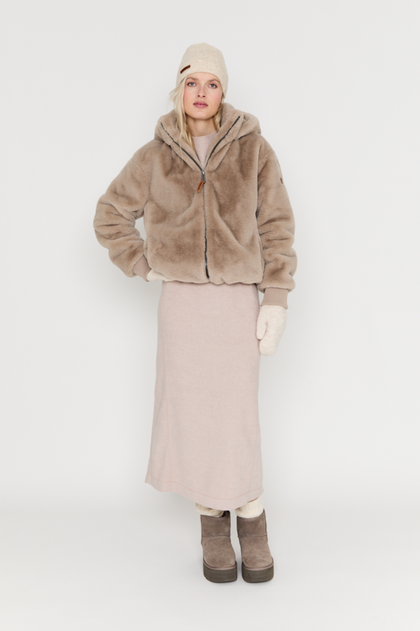 Semi Rok - Taupe Solid