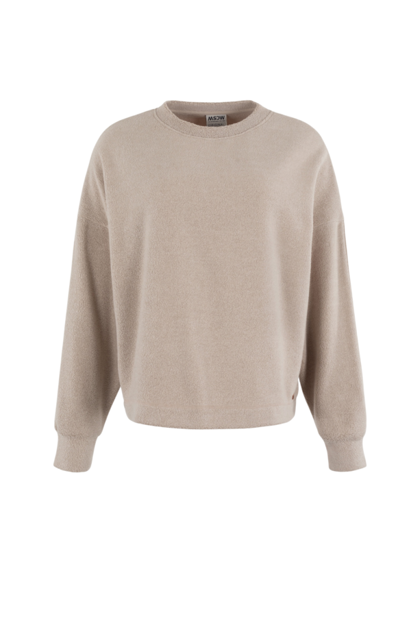 Teddy Sweater - Taupe Solid