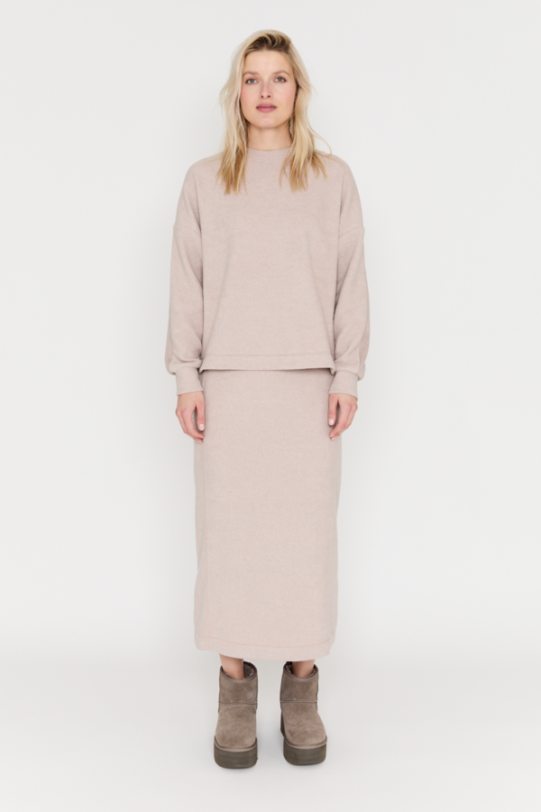 Teddy Sweater - Taupe Solid