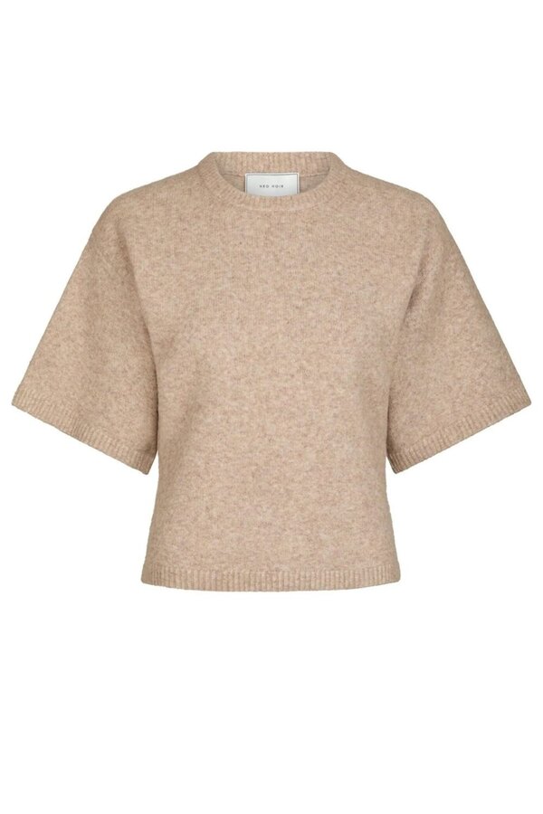 Asha Knit Tee - Sand Melange