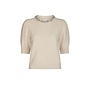 Maia Stone Knit Blouse - Ivory