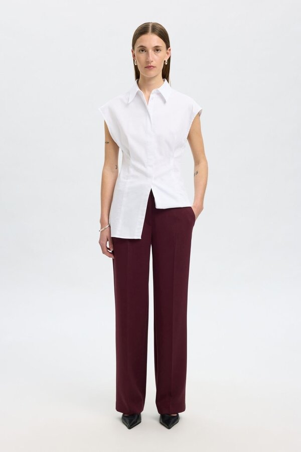Rita Wide Pants Noos - Fig