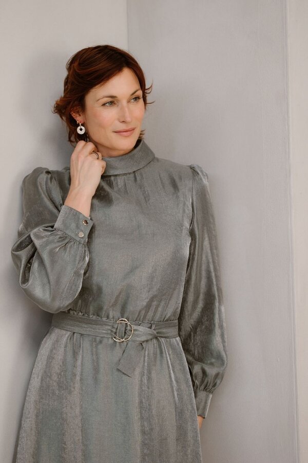 Saar Jurk - Staalblauw