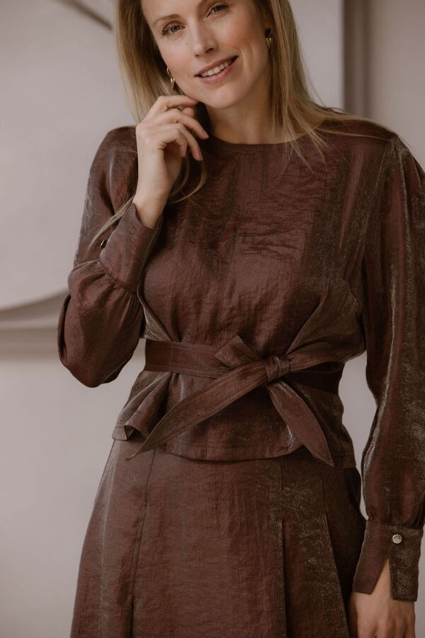 Sanne Top - Burgundy