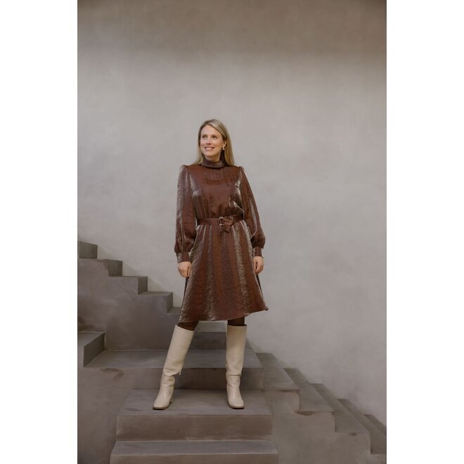 Saar Jurk - Burgundy