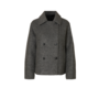 Alma Boucle Wool Blend Jacket - Medium Grey