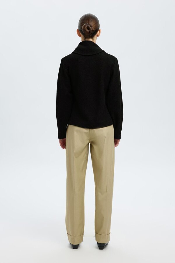 Darla LS Knit Jacket - Black