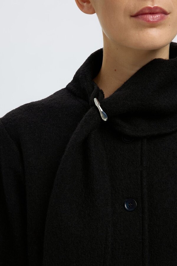 Darla LS Knit Jacket - Black