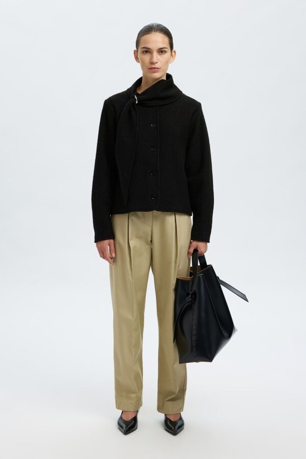 Darla LS Knit Jacket - Black