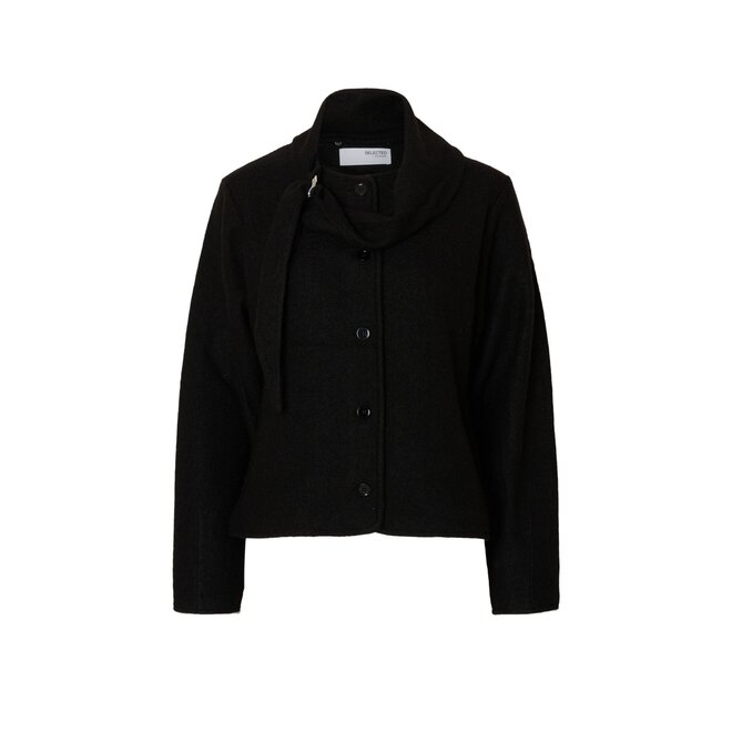 Darla LS Knit Jacket - Black