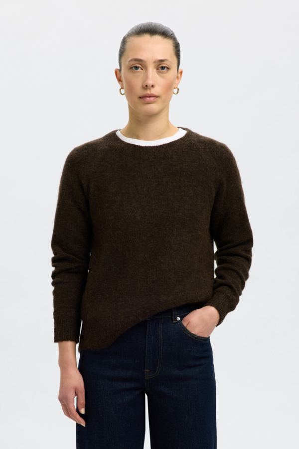 Lulu LS Knit O-Neck - Delicioso