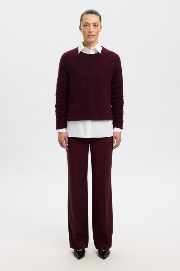 Lulu LS Knit O-Neck - Fig