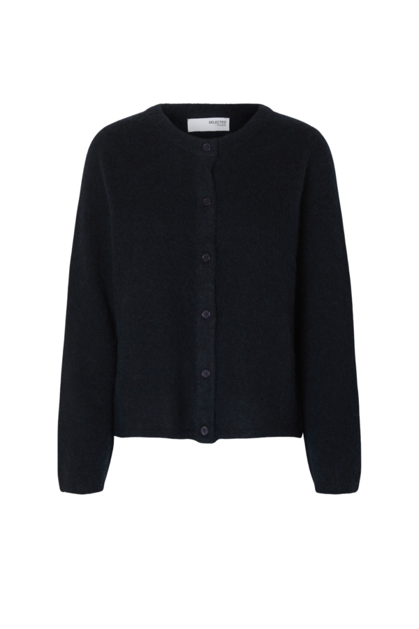 Lulu New LS Knit Cardigan - Dark Sapphire