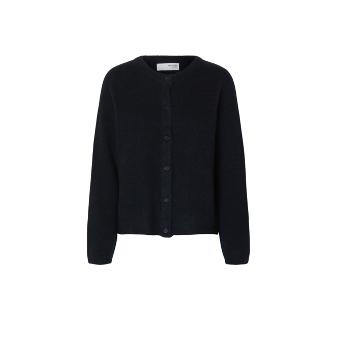 Lulu New LS Knit Cardigan - Dark Sapphire