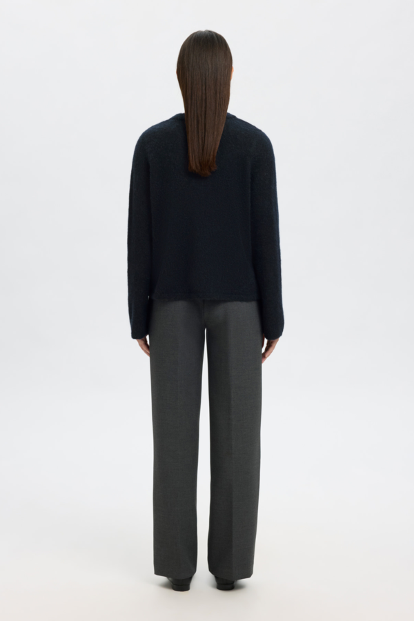 Lulu New LS Knit Cardigan - Dark Sapphire