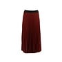 Plisse Rok - Burgundy
