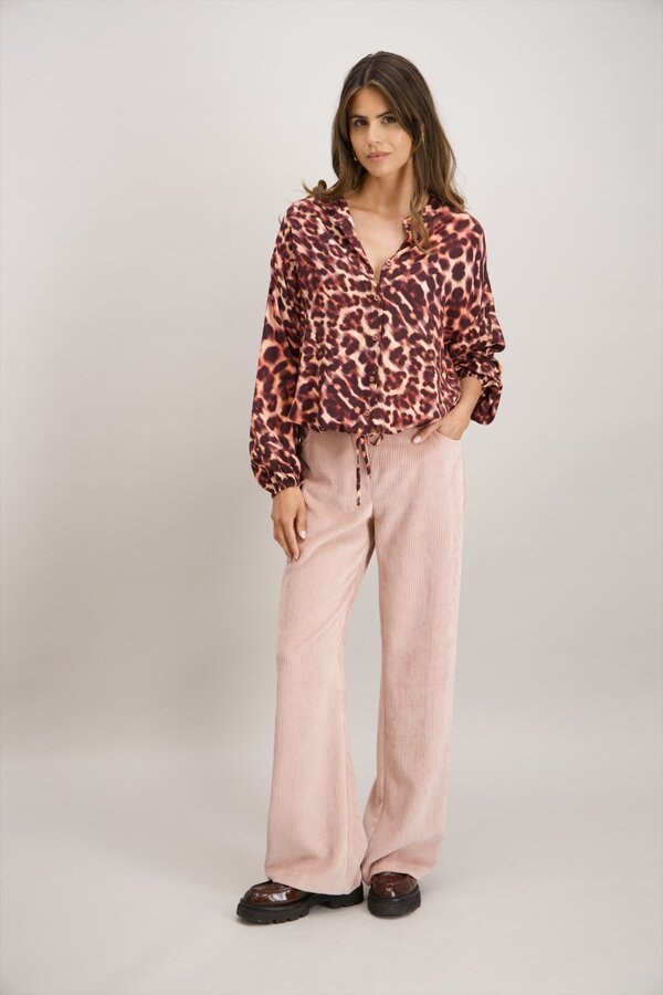 Panter Blouse - Burgundy