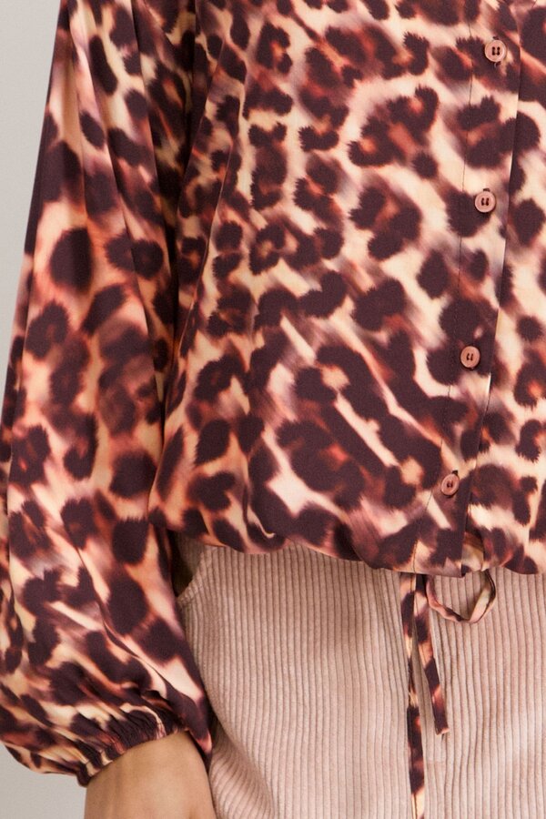 Panter Blouse - Burgundy