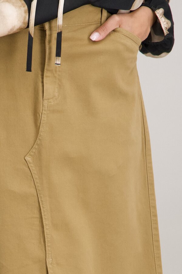Denim Rok - Camel