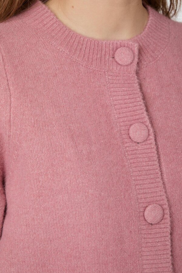 Trudy Knit Cardigan - Rose