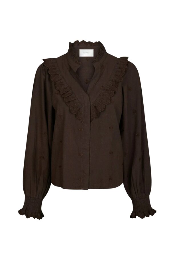 Degas Blouse - Dark Brown