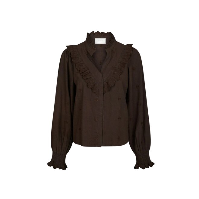 Degas Blouse - Dark Brown