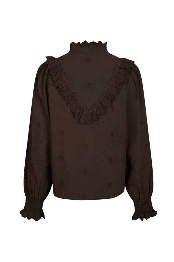 Degas Blouse - Dark Brown