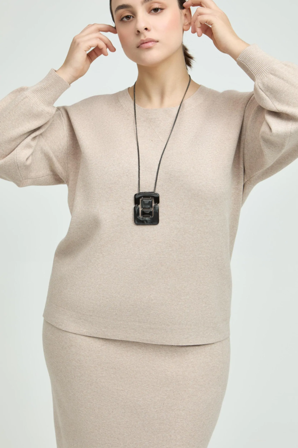 Aleyna Sweater - Cappucino