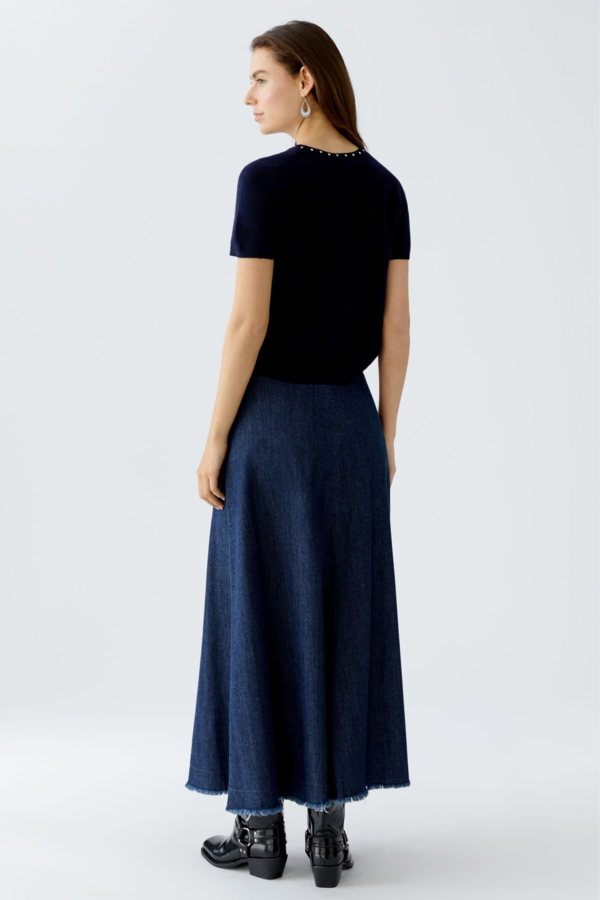 Strass Pullover - Navy